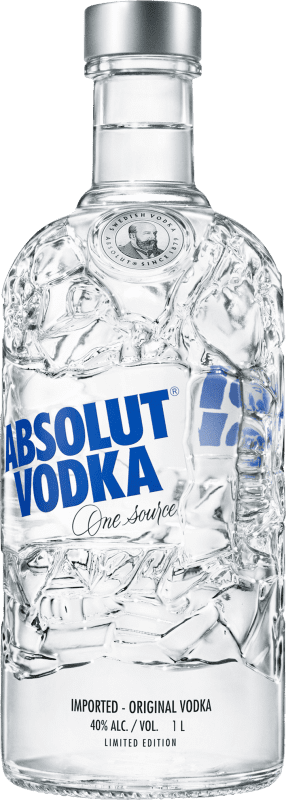 Kostenloser Versand | Wodka Absolut Recycle Limitierte Edition Schweden 1 L