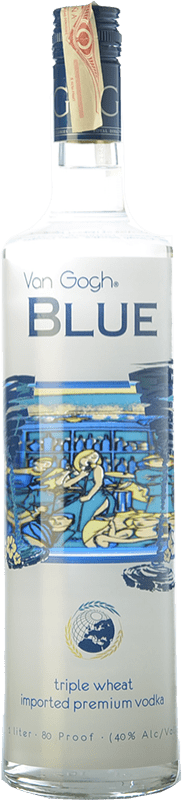 Бесплатная доставка | Водка Van Gogh Blue — Синяя версия Нидерланды 1 L