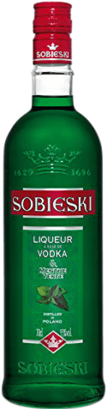 16,95 € Бесплатная доставка | Водка Marie Brizard Sobieski Green Mint — Зелёная Мята