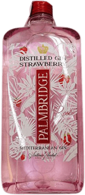 Gin Antonio Nadal Palmbridge Strawberry Bouteille Hanche 1 L