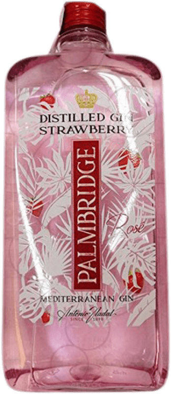 15,95 € | Gin Antonio Nadal Palmbridge Strawberry Spain Hip Flask Bottle 1 L