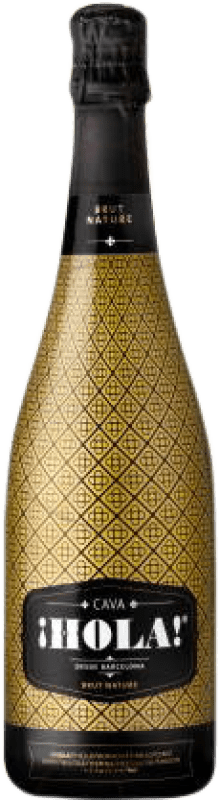 Envoi gratuit | Vin Mousseux Blanc Hola Brut Nature D.O. Cava Catalogne Espagne Macabeo — Macabeu, Xarel·lo, Parellada 75 cl