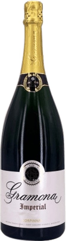 166,95 € | 白起泡酒 Gramona Imperial Brut — 起泡酒 干型 特级珍藏 Corpinnat 加泰罗尼亚 西班牙 Macabeo — 马卡贝奥, Xarel·lo — 哈雷洛, Chardonnay — 莎当妮, Parellada — 帕雷利亚达 双大瓶 — Jeroboam-Double Magnum 3 L