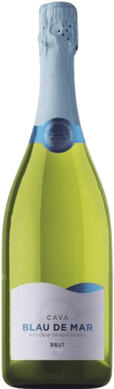 7,95 € | White sparkling Blau de Mar Brut D.O. Cava Catalonia Spain Bottle 75 cl