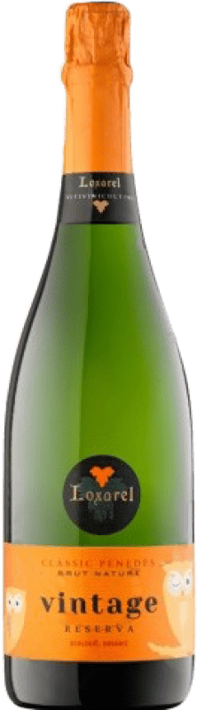 5,95 € Kostenloser Versand | Weißer Sekt Loxarel Vintage Brut Natur Reserve D.O. Penedès Halbe Flasche 37 cl