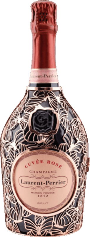 165,95 € 免费送货 | 玫瑰气泡酒 Laurent Perrier Papillon Rose 香槟 大储备 A.O.C. Champagne