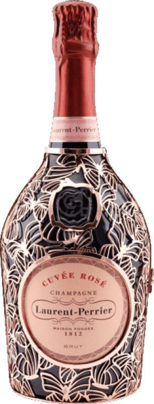 Бесплатная доставка | Розовое игристое вино Laurent Perrier Papillon Brut — брют Rosé — Розе Гран Резерва A.O.C. Champagne шампанское Франция 75 cl