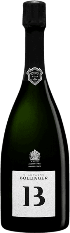 Бесплатная доставка | Белое игристое вино Bollinger B 13 брют Гранд Резерв A.O.C. Champagne шампанское Франция Pinot Black 75 cl