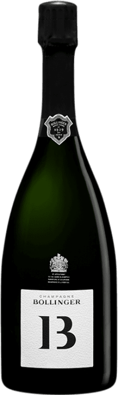 Free Shipping | White sparkling Bollinger B 13 Brut Grand Reserve A.O.C. Champagne Champagne France Pinot Black 75 cl