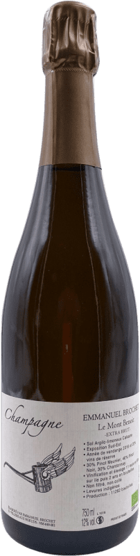 Free Shipping | White sparkling Emmanuel Brochet Le Mont Benoît Premier Cru Extra Brut Grand Reserve A.O.C. Champagne Champagne France Pinot Black, Chardonnay, Pinot Meunier 75 cl