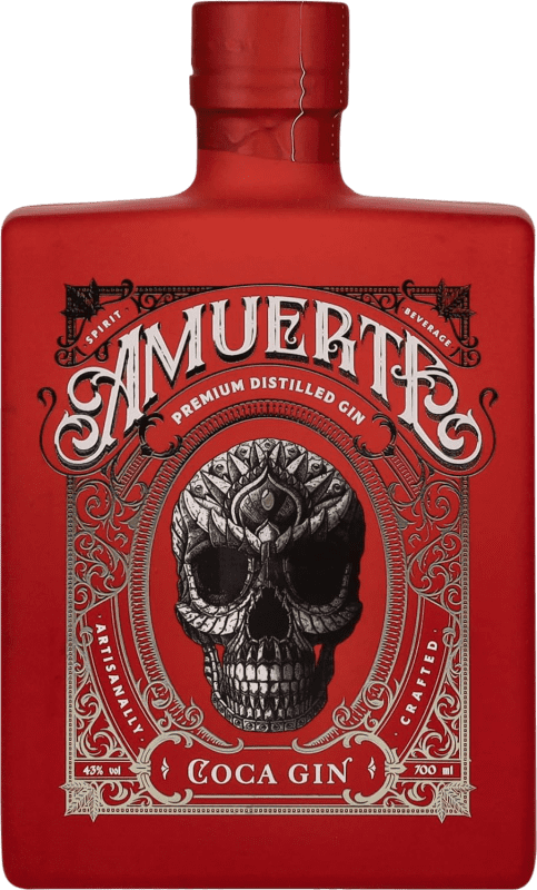 Free Shipping | Gin Amuerte Gin Red Italy 70 cl