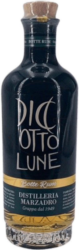 Бесплатная доставка | Граппа Marzadro Le Diciotto Lune Botte Rum Италия 70 cl