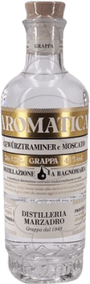 22,95 € | Aguardente Grappa Marzadro Aromatica Gewürztraminer & Moscato Itália Garrafa Medium 50 cl