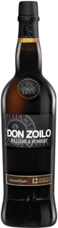 19,95 € | 强化酒 Williams & Humbert Don Zoilo Amontillado D.O. Jerez-Xérès-Sherry Andalucía y Extremadura 西班牙 12 岁 75 cl