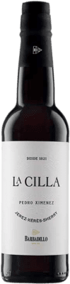 11,95 € | Крепленое вино Barbadillo La Cilla D.O. Manzanilla-Sanlúcar de Barrameda Andalucía y Extremadura Испания Pedro Ximénez Половина бутылки 37 cl