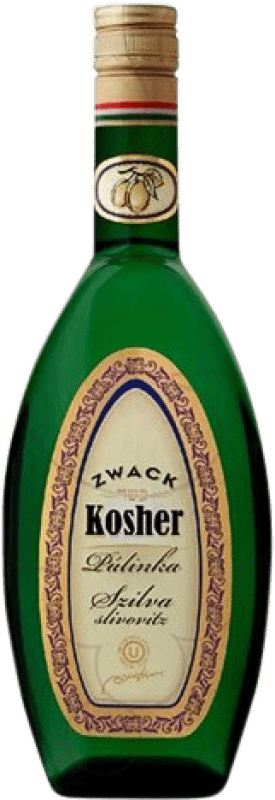 Envio grátis | Aguardente Orujo Zwack Kosher Plum Palinka Hungria Garrafa Medium 50 cl