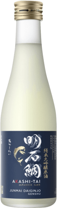 22,95 € Бесплатная доставка | Саке Akashi-Tai Junmai Daiginjo Genshu треть литровая бутылка 30 cl