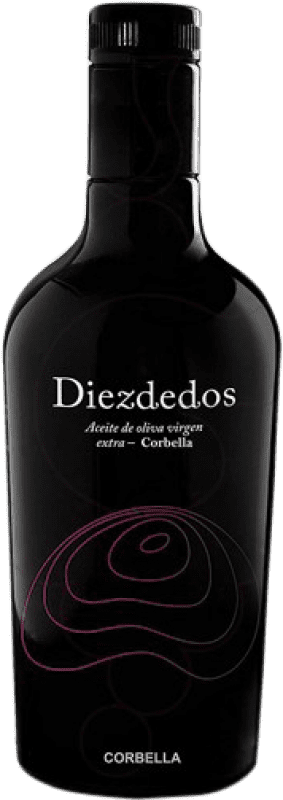 Envio grátis | Azeite de Oliva Cretas Diezdedos Corbella Espanha Garrafa Medium 50 cl