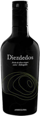 Envio grátis | Azeite de Oliva Cretas Diezdedos AOVE Virgem Extra Espanha Arbequina Garrafa Medium 50 cl