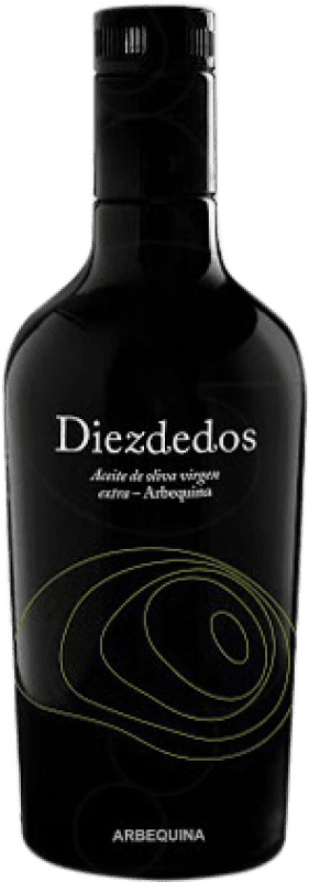 Envío gratis | Aceite de Oliva Cretas Diezdedos AOVE Virgen Extra España Arbequina Botella Medium 50 cl