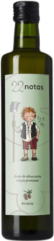 Kostenloser Versand | Olivenöl Cretas 22 Notas E-NOL Extra Nativ Spanien Arróniz Medium-Flasche 50 cl