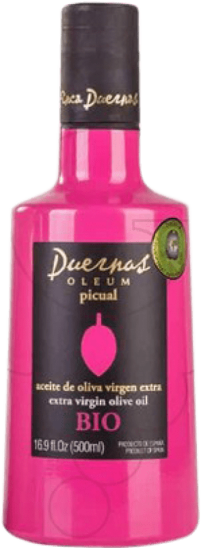 Spedizione Gratuita | Olio d'Oliva Finca Duernas EVO Extra Vergine Spagna Picual Bottiglia Medium 50 cl
