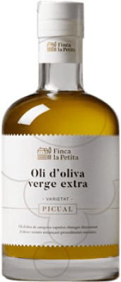 Envio grátis | Azeite de Oliva Finca La Petita AOVE Virgem Extra Espanha Picual Garrafa Medium 50 cl