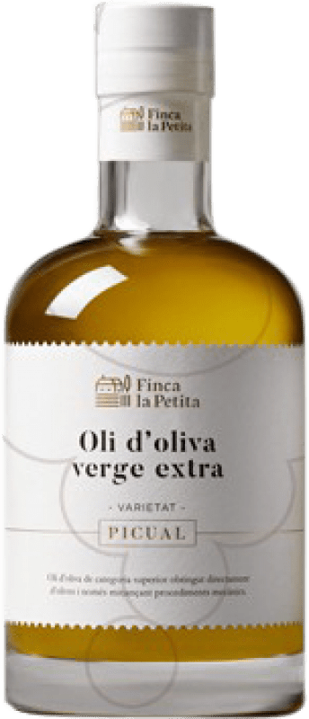 Envio grátis | Azeite de Oliva Finca La Petita AOVE Virgem Extra Espanha Picual Garrafa Medium 50 cl