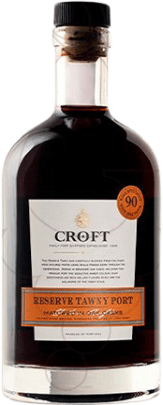 Kostenloser Versand | Likörwein Croft Port Tawny Reserve I.G. Porto Porto Portugal Tempranillo, Touriga Franca, Touriga Nacional, Tinta Amarela, Tinta Cão, Tinta Barroca 75 cl