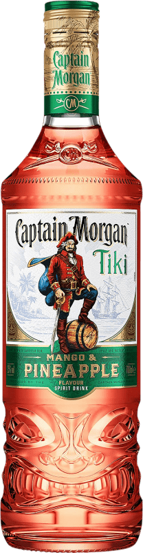 16,95 € | Liqueurs Captain Morgan Tiki Jamaïque 70 cl Mango — Mangue, Pineapple — Ananas, Rum — Rhum