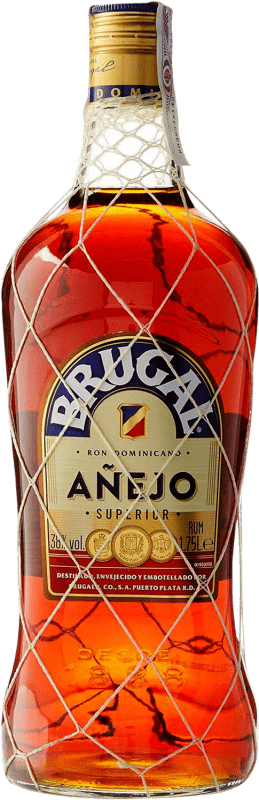 Spedizione Gratuita | Rum Brugal Añejo Repubblica Dominicana Bottiglia Speciale 1,75 L