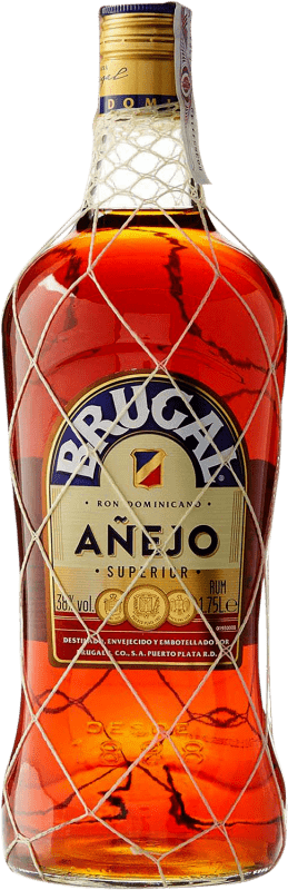 Бесплатная доставка | Ром Brugal Añejo — Выдержанный Доминиканская Респблика Специальная бутылка 1,75 L