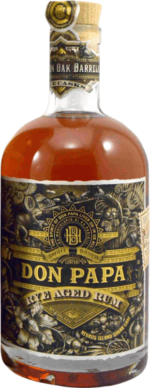 122,95 € 免费送货 | 朗姆酒 Don Papa Rum Rye Cask