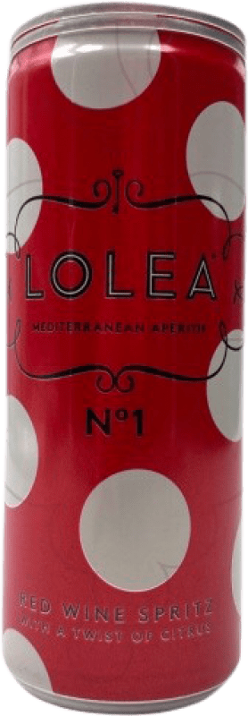 4,95 € Kostenloser Versand | Sangriawein Lolea Nº 1 Kleine Flasche 25 cl