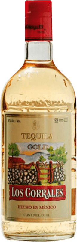 送料無料 | テキーラ Los Corrales Gold メキシコ 70 cl