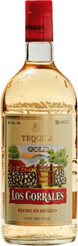 Kostenloser Versand | Tequila Los Corrales Gold — Edition Gold Mexiko 70 cl