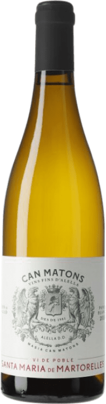 Envoi gratuit | Vin blanc Can Matons Santa María Blanco D.O. Alella Catalogne Espagne 75 cl