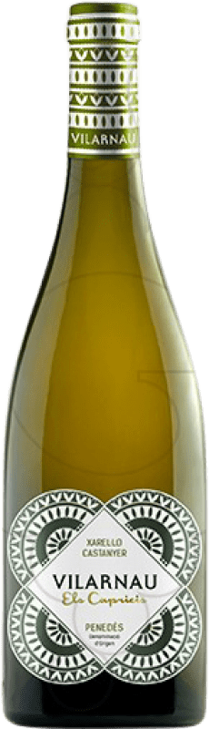 Envoi gratuit | Vin blanc Vilarnau Els Capricis Castanyer D.O. Penedès Catalogne Espagne Xarel·lo 75 cl