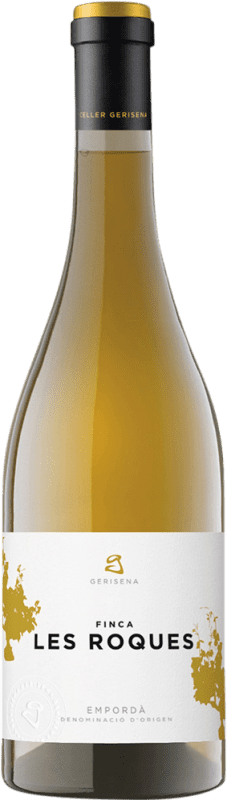 Envoi gratuit | Vin Blanc Garriguella Gerisena Finca les Roques D.O. Empordà Catalogne Espagne Cariñena — Carignan 75 cl