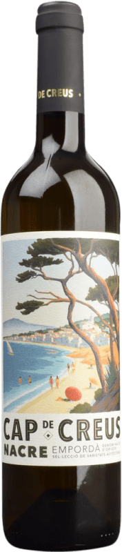 Free Shipping | White wine Cap de Creus Nacre Blanc Young D.O. Empordà Catalonia Spain Grenache White, Garnacha Roja 75 cl