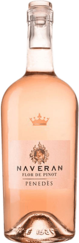 16,95 € | Rosé wine Naveran Flor de Pinot Young D.O. Penedès Catalonia Spain Pinot Black 75 cl