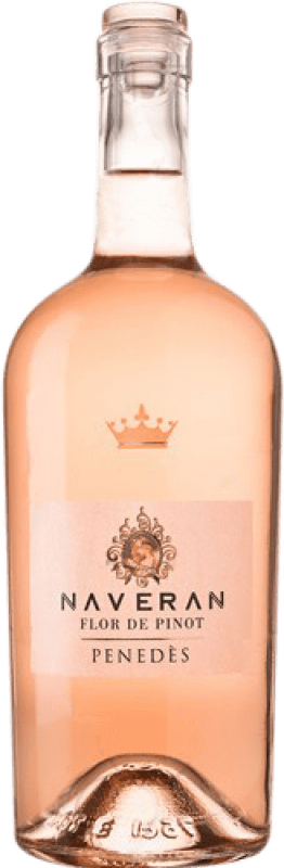 Envio grátis | Vinho rosé Naveran Flor de Pinot Jovem D.O. Penedès Catalunha Espanha Pinot Preto 75 cl