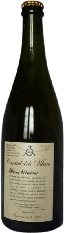 Kostenloser Versand | Weißer Sekt Carriel dels Vilars Pét-Nat Pétillant Naturel — Natürlich Perlender, Ancestral Katalonien Spanien Garnacha — Grenache, Mazuelo, Cariñena — Carignan, Macabeo, Xarel·lo, Chardonnay, Parellada 75 cl