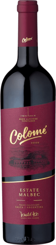 Free Shipping | Red wine Colomé Aged Argentina Malbec 75 cl