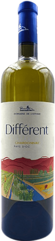 Бесплатная доставка | Белое вино Domaine de l'Isthme Différent молодое I.G.P. Vin de Pays d'Oc Лангедок-Руссильон Франция Chardonnay — Шардоне 75 cl