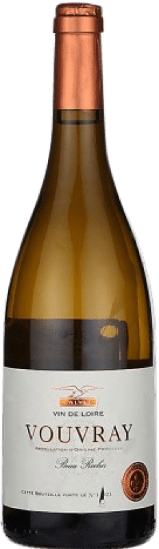 Kostenloser Versand | Weißwein Calvet A.O.C. Vouvray Loire Frankreich Chenin Weiß 75 cl