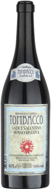 Free Shipping | Red wine Rinomata Cantina Tombacco Reserve D.O.C. Salice Salentino Italy Zinfandel, Negroamaro 75 cl