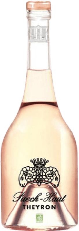 32,95 € Envio grátis | Vinho rosé Château Puech-Haut Theyron Rosado Jovem I.G.P. Vin de Pays d'Oc