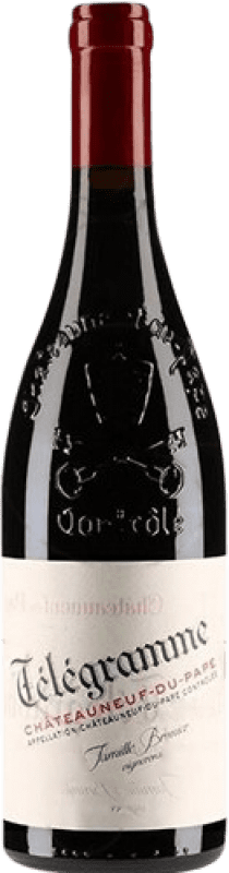 Envoi gratuit | Vin Rouge Vieux Télégraphe Télégramme A.O.C. Châteauneuf-du-Pape Rhône France Syrah, Garnacha — Grenache, Monastrell, Cinsault 75 cl