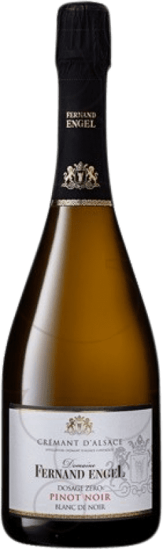 Envio grátis | Espumante branco Fernand Engel Blanc de Noir Brut Reserva A.O.C. Crémant d'Alsace Alsácia França Pinot Preto 75 cl